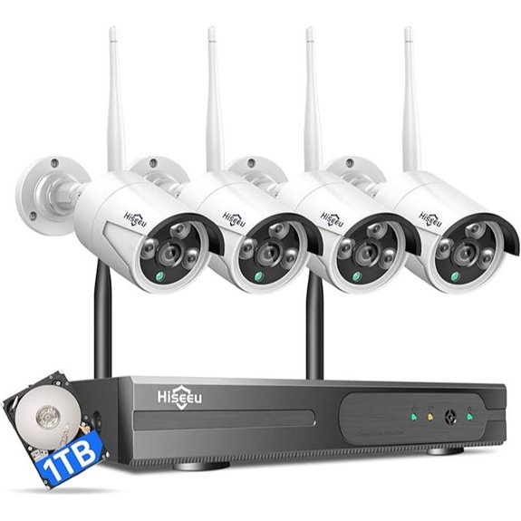 Hiseeu 100ft Wireless 4K Security Camera System