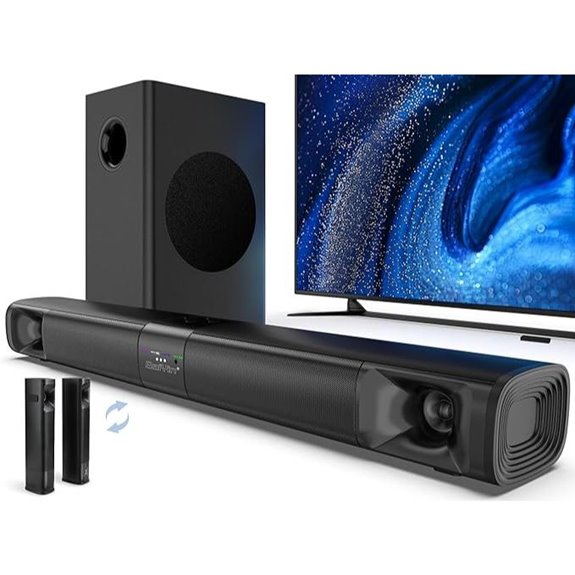 Saiyin 100W Sound Bar with Subwoofer and HDMI-ARC