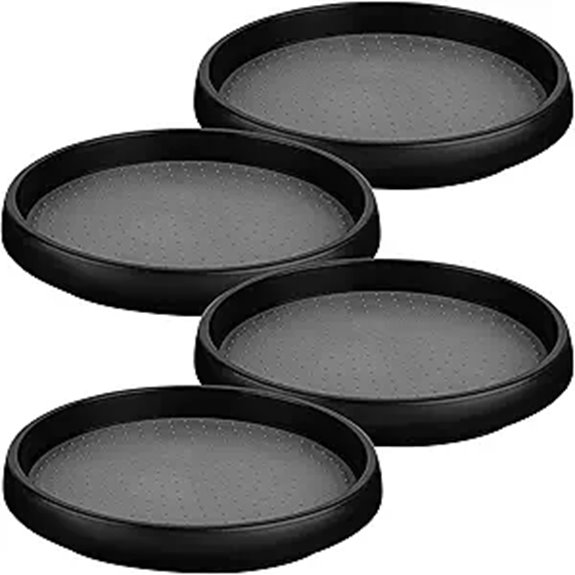 Oizeir 10-Inch Lazy Susan Set of 4