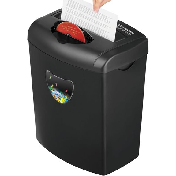 Woolsche 12-Sheet Cross Cut Paper Shredder