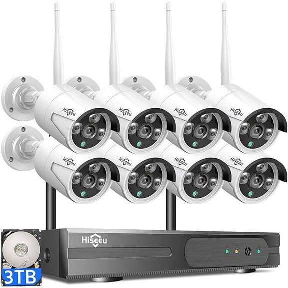 Hiseeu 16CH 4K Wireless Security Camera System