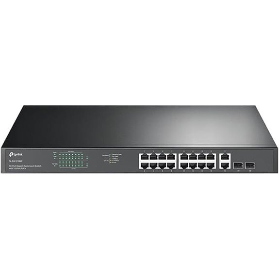 TP-Link 16-Port Gigabit PoE Switch with SFP