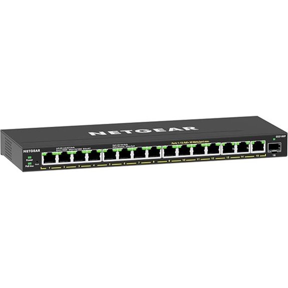 NETGEAR 16-Port PoE Gigabit Switch with SFP