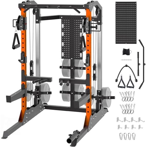 GarveeLife 2000LB Power Cage with Cables and Attachments