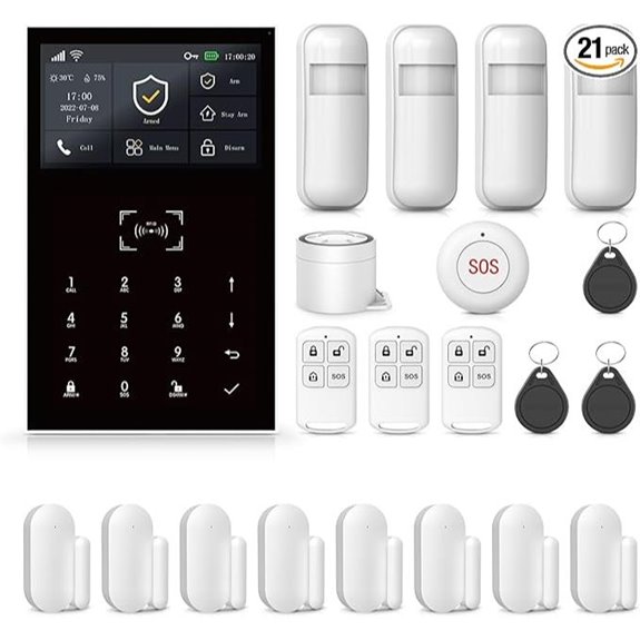 2025 WiFi/4G Home Alarm System with App Alerts