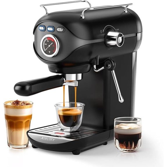 Compact 20Bar Espresso Machine with Milk Frother