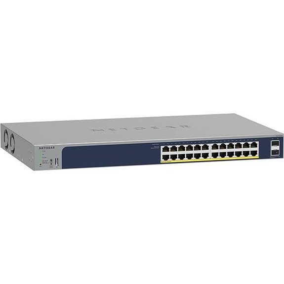 NETGEAR 26-Port PoE Managed Gigabit Switch