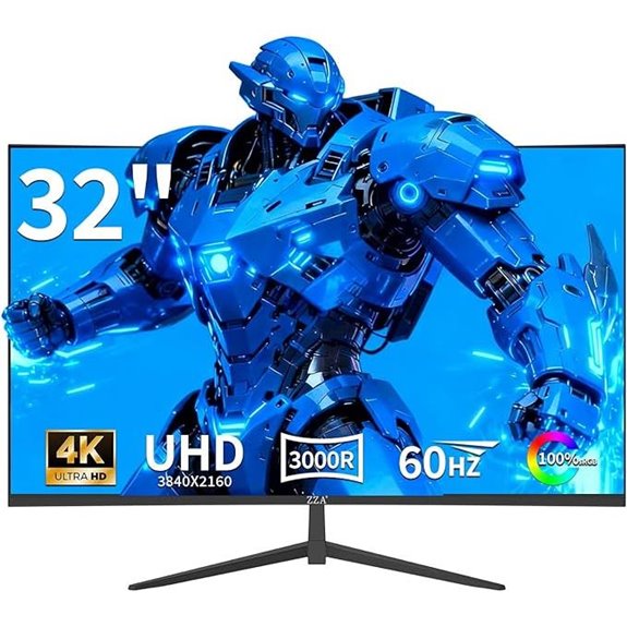 ZZA 32 4K UHD Curved Monitor with HDMI/VESA