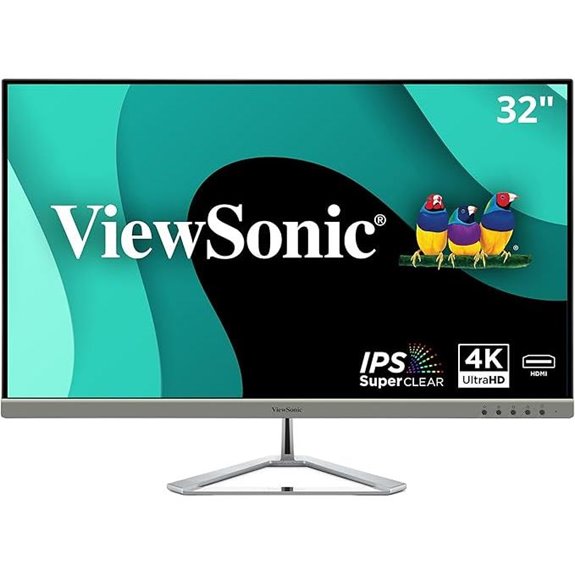 ViewSonic 32 4K UHD Monitor with HDR and HDMI