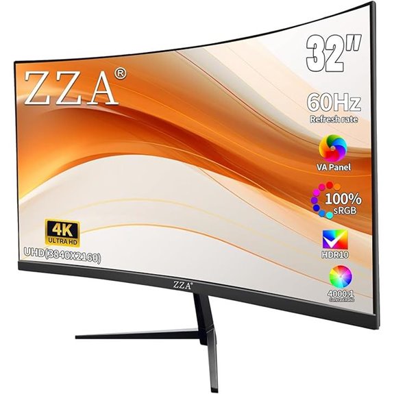 ZZA 32 4K UHD Monitor with HDMI & VESA