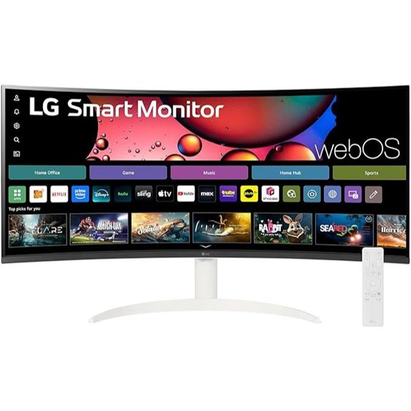 LG 34-Inch QHD Curved Smart Monitor with HDR10
