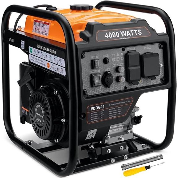 4000W Gas Inverter Generator Portable RV Backup