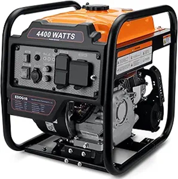 Power Equipment 4400W Gas Inverter Generator RV & Backup