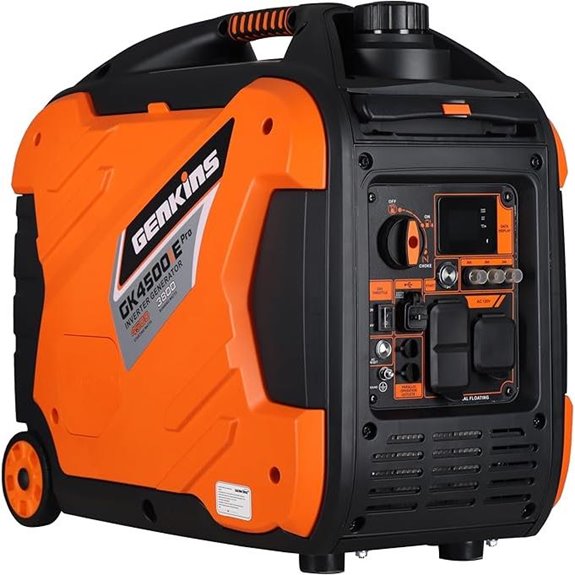 4500w electric start generator