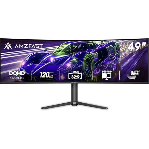 Amzfast 49 Curved Ultrawide Gaming Monitor