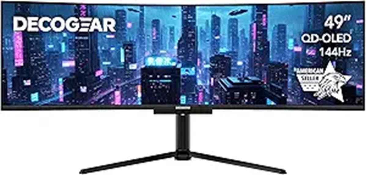 Deco Gear 49-inch UltraWide QD-OLED Monitor