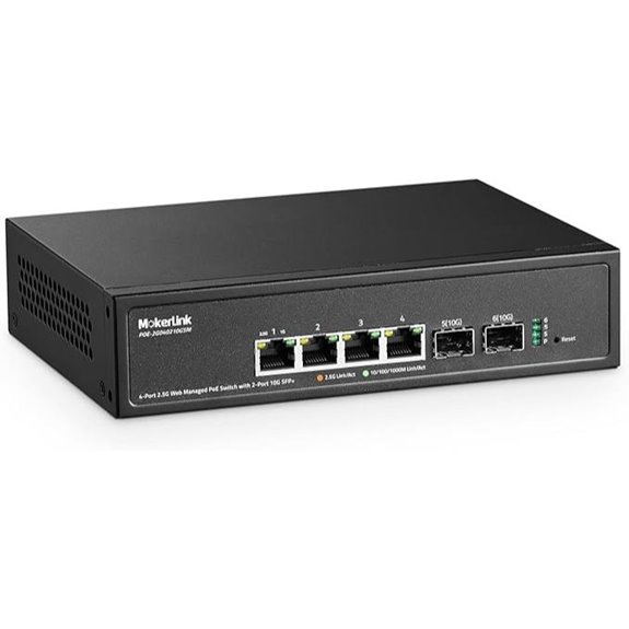 MokerLink 4-Port 2.5G PoE Managed Switch