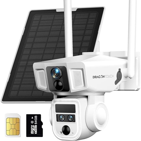 4G LTE 4K Solar Security Camera with AI Tracking