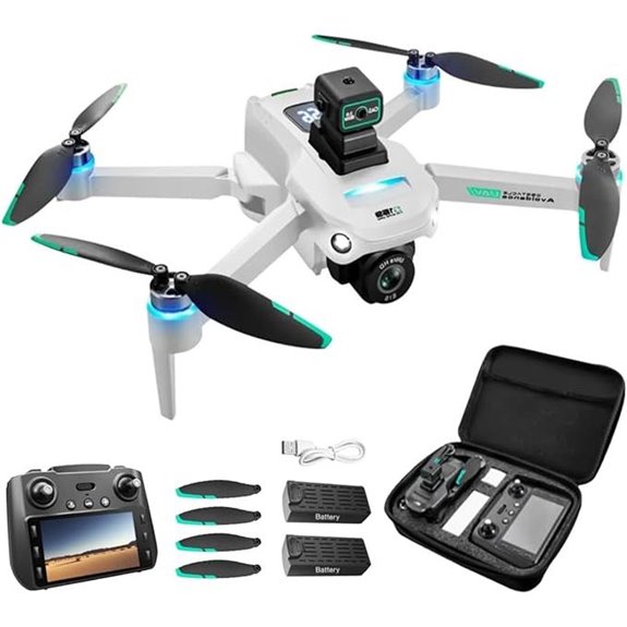 4K GPS Drone with Camera Obstacle Avoidance 2 Batteries
