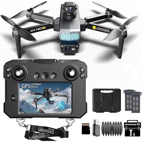 5.6” 4K Drone with Gimbal GPS 5G FPV Obstacle Avoidance
