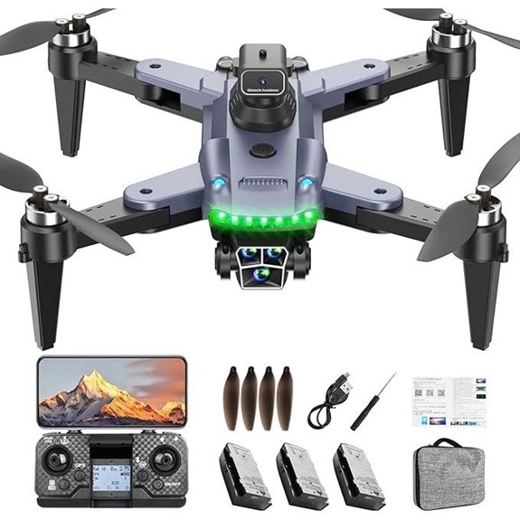 4K GPS Drone with Obstacle Avoidance & 3 Batteries