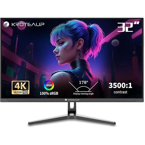 32-Inch 4K UHD Gaming Monitor with HDR and FreeSync