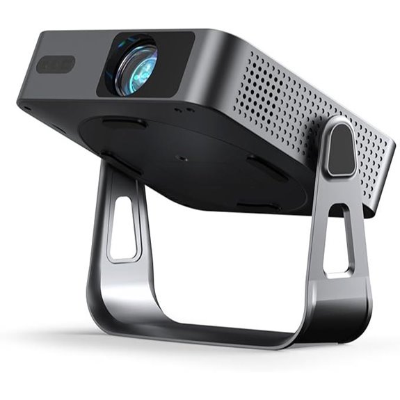 VOPLLS 4K Portable Mini WiFi Bluetooth Projector