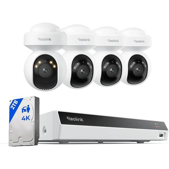 Reolink 4K PT Security Camera System with AI