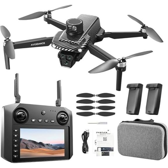 5G GPS Drone with Obstacle Avoidance and 4.5-inch Screen