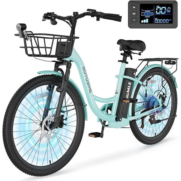MOONCOOL 700W Electric Bike with 40-Mile Range