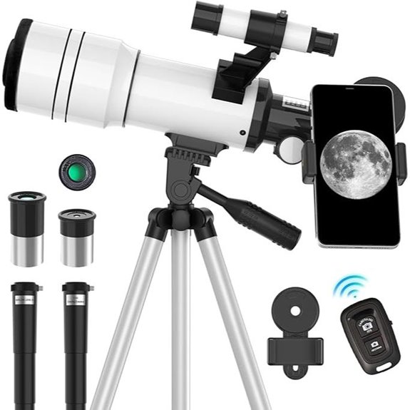 ToyerBee 70mm Refractor Telescope with Phone Adapter
