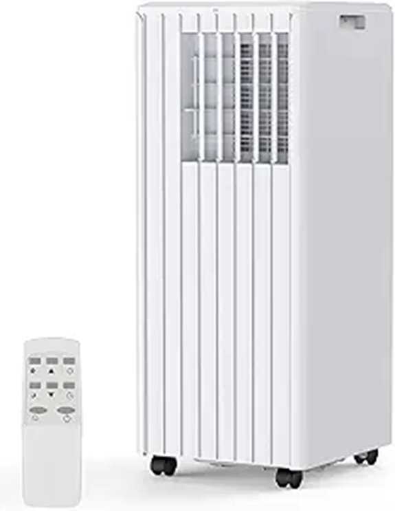 Portable Air Conditioner with 8,000 BTU and Remote