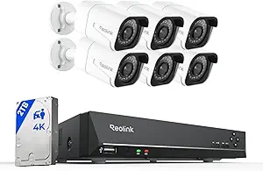 REOLINK 8CH 4K Wired Security Camera System