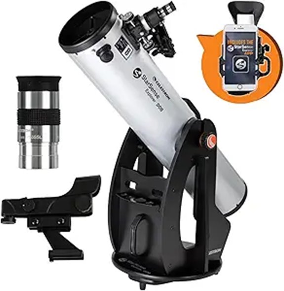 Celestron StarSense Explorer 8-inch Telescope with Smartphone Dock
