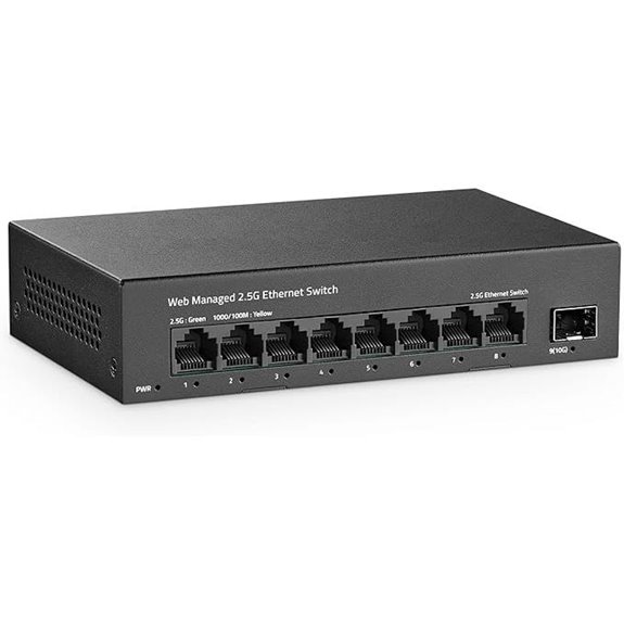 YuLinca 8-Port 2.5G Managed Switch with SFP