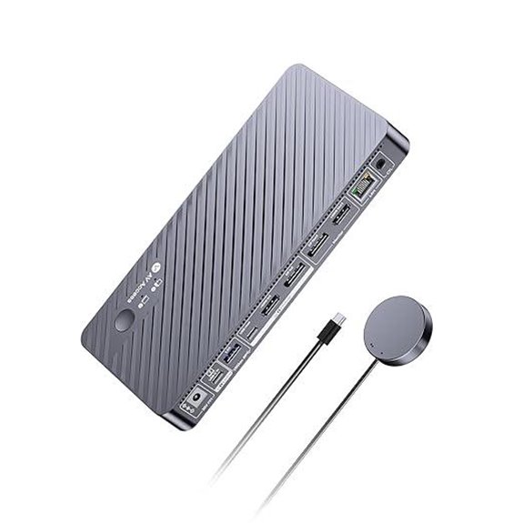 AV Access 8K KVM Switch with Dual Monitors and USB-C