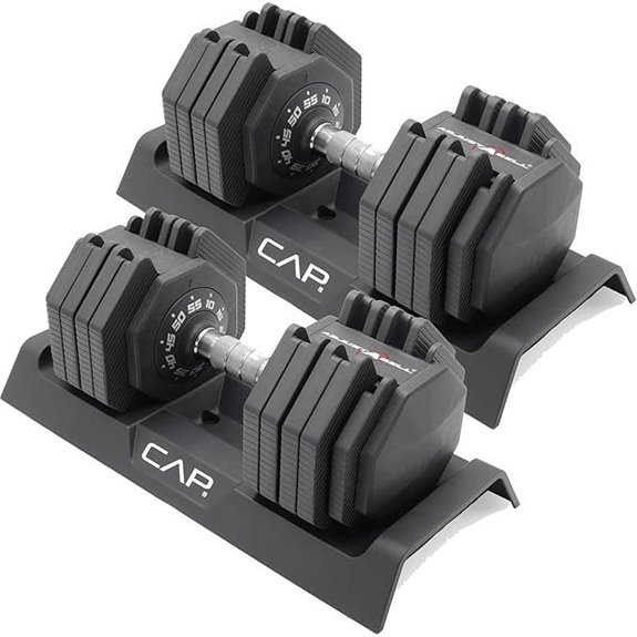 CAP Barbell Adjustable 55 lb Hex Dumbbell