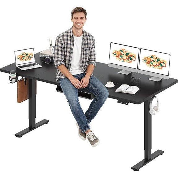 SANODESK Electric Standing Desk 79x32 Adjustable Ergonomic