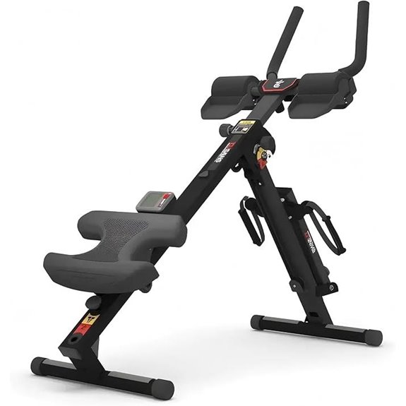 TOUSAINS 3-in-1 Adjustable AB Machine with LCD