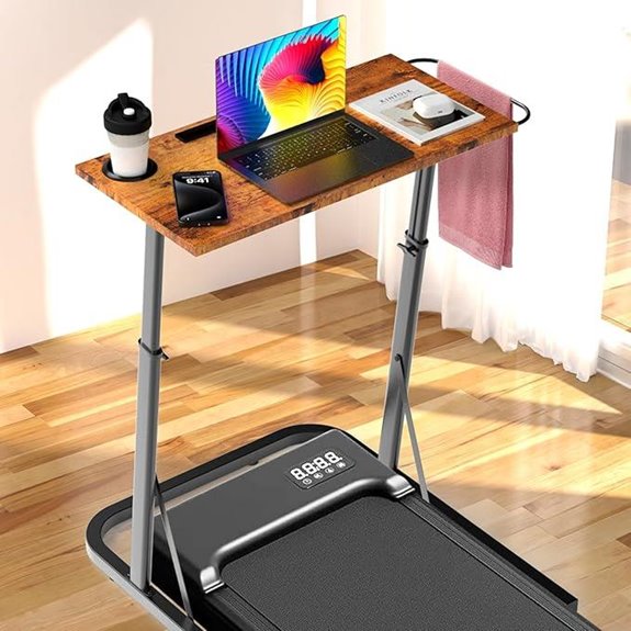 VTORY Adjustable Desk for Walking Treadmill and Bike