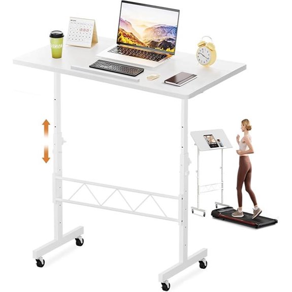 COMHOMA Adjustable Standing Desk and Treadmill Stand