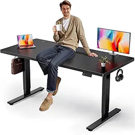 Electric Adjustable Standing Desk with Memory Settings