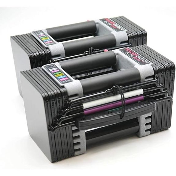 PowerBlock Elite EXP Adjustable Dumbbells (5-50 lb)