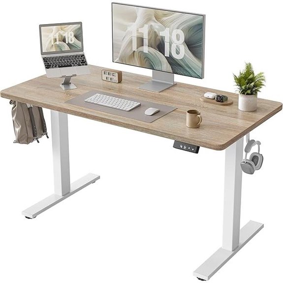 TIQLAB Electric Sit-Stand Desk 47.2x23.6 inches