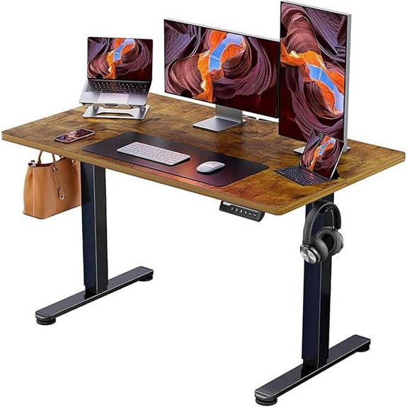 ErGear Adjustable Electric Standing Desk 48x24 Inches