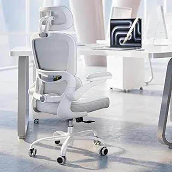 TRALT Ergonomic Mesh Office Chair with Adjustable Features