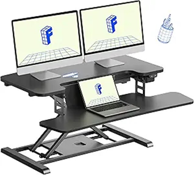 FLEXISPOT 32 Electric Standing Desk Converter