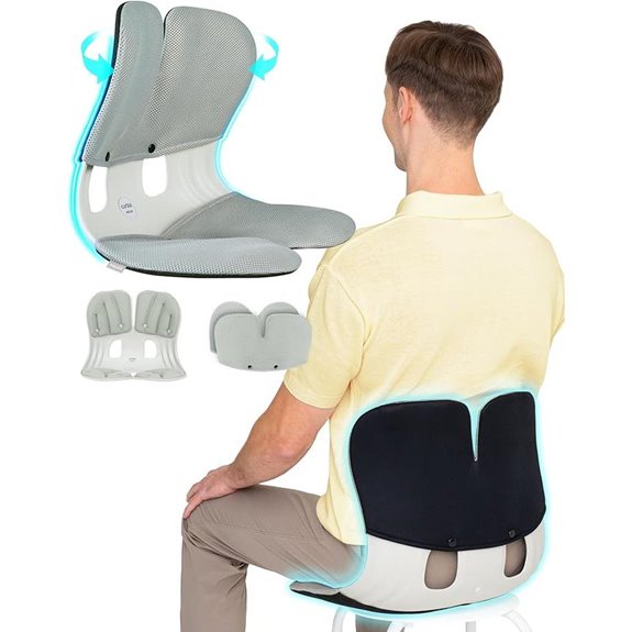 Curble Grand Lumbar Support Chair with Detachable Cover