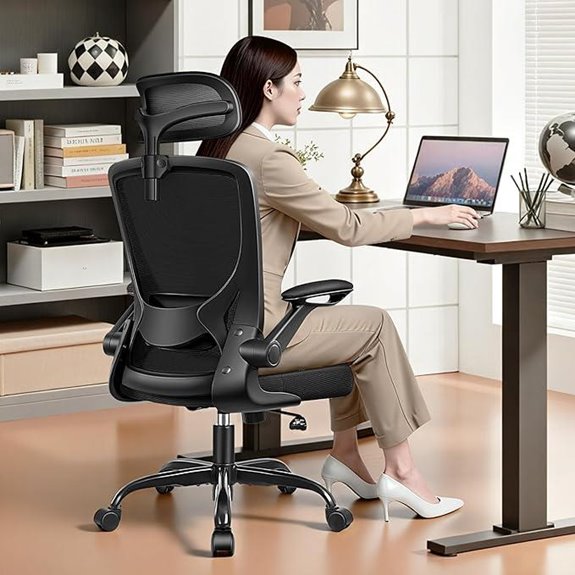 Ergonomic Mesh Office Chair with Adjustable Features