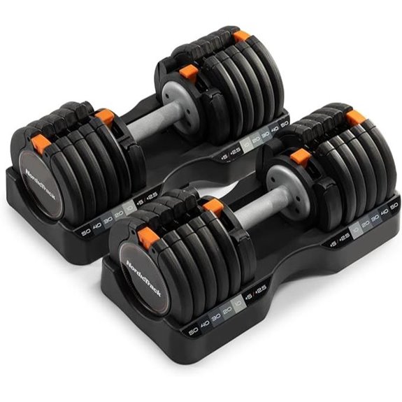 NordicTrack Select-a-Weight Adjustable Dumbbells